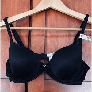 Victoria's Secret Bra Body by Victoria Lightly Lined Demi Black Size 32B